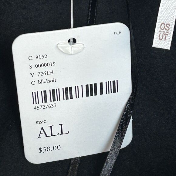 Free People Wool Fedora Hat Black W/ Leather Band One Size $78 - Picture 9 of 11